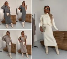 Load image into Gallery viewer, Warm Dress, Turtleneck Sweater