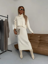 Load image into Gallery viewer, Warm Dress - Turtleneck Sweater