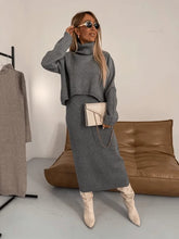 Load image into Gallery viewer, Warm Dress, Turtleneck Sweater