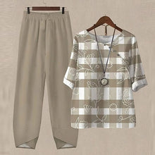 Load image into Gallery viewer, Printed Blouse and Pants Set