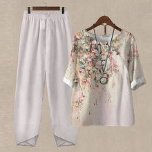 Load image into Gallery viewer, Printed Blouse and Pants Set