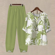 Load image into Gallery viewer, Printed Blouse and Pants Set