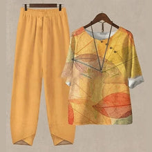 Load image into Gallery viewer, Printed Blouse and Pants Set