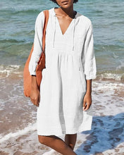 Load image into Gallery viewer, Loose Shirt Dress