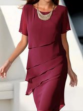 Load image into Gallery viewer, Tiered Chiffon Dress