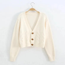 Load image into Gallery viewer, V-neck cardigan - oversized fit