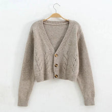 Load image into Gallery viewer, V-neck cardigan - oversized fit