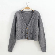 Load image into Gallery viewer, V-neck cardigan - oversized fit