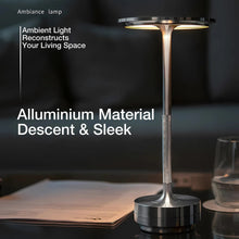 Load image into Gallery viewer, Rechargeable Table Lamp with Touch Dimming and Three Color Temperatures