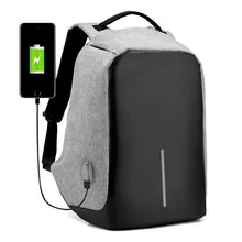 Load image into Gallery viewer, Anti-Theft Backpack With USB Charging