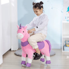 Load image into Gallery viewer, Premium Kids Wheeled Ride On Unicorn Rocking Horse Toy