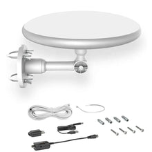 Load image into Gallery viewer, Outdoor HD TV Antenna with 360° Omnidirectional Reception and Signal Amplifier, 40ft Cable