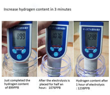 Load image into Gallery viewer, Hydrogen Water Bottle with Internal Electrolysis, One Button Control and a Rechargeable 300 ml Body