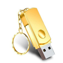 Load image into Gallery viewer, Portable 2TB USB Flash Drive with Keychain Loop, Waterproof Aluminum