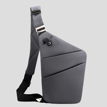 Load image into Gallery viewer, Water Resistant Sling Bag with Hidden Zippers and Reflective Accents for 15 Inch Devices