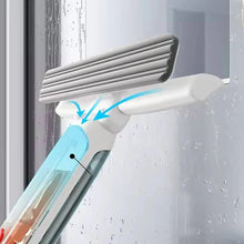 Load image into Gallery viewer, Telescopic Window Cleaner with Spray Tank, Squeegee, and Microfiber Pad in Two Lengths