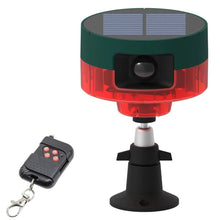 Load image into Gallery viewer, 360 Degree Solar Motion Repeller with LED Strobe and 13 Sound Patterns for Gardens and Farms