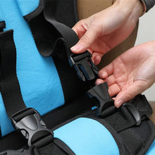 Load image into Gallery viewer, Portable Child Booster Seat with Five Point Harness and Head Support, Foldable Travel
