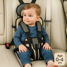 Load image into Gallery viewer, Portable Child Booster Seat with Five Point Harness and Head Support, Foldable Travel