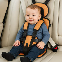 Load image into Gallery viewer, Portable Child Booster Seat with Five Point Harness and Head Support, Foldable Travel