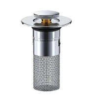 Load image into Gallery viewer, Pop Up Sink Stopper with Dual Layer Seal and Removable Strainer Basket