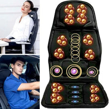 Load image into Gallery viewer, Vibration Massage Chair Pad with Heated Back Support and 8 Massage Modes