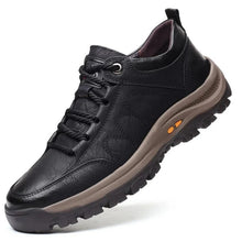 Load image into Gallery viewer, Mens Arch Support Shoes with Weatherproof Cowhide and Rubber Traction Sole