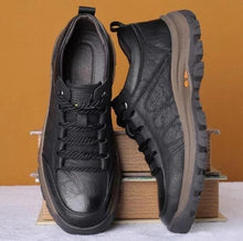 Load image into Gallery viewer, Mens Arch Support Shoes with Weatherproof Cowhide and Rubber Traction Sole