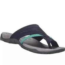 Load image into Gallery viewer, Womens Platform Wedge Sandals with Memory Foam Footbed and Hook and Loop Closure