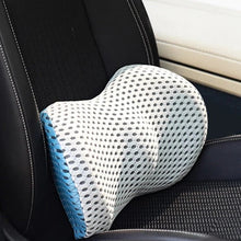 Load image into Gallery viewer, Memory Foam Lumbar Support Cushion with Breathable Washable Cover for Office Chair and Car