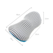 Load image into Gallery viewer, Memory Foam Lumbar Support Cushion with Breathable Washable Cover for Office Chair and Car