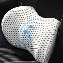 Load image into Gallery viewer, Memory Foam Lumbar Support Cushion with Breathable Washable Cover for Office Chair and Car