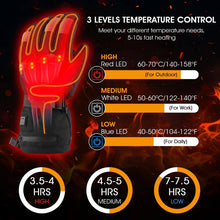 Load image into Gallery viewer, Heated Gloves with Touchscreen Fingertips and 6-Hour Battery, Far Infrared