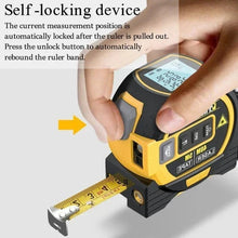 Load image into Gallery viewer, Infrared Laser Rangefinder with Built In Tape Measure Tool