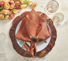 Load image into Gallery viewer, Feather Turkey Napkin Rings with Brown Red and Orange, Set of 4