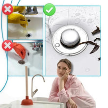 Load image into Gallery viewer, Pop Up Sink Stopper with Dual Layer Seal and Removable Strainer Basket