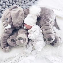 Load image into Gallery viewer, Soft Plush Elephant Pillow with Cotton Filling for Toddlers