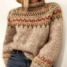 Load image into Gallery viewer, Wool Turtleneck Sweater with Dual Fiber Insulation and Temperature Regulation