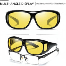Load image into Gallery viewer, Yellow Tint Night Driving Glasses with Anti Reflective Lenses and UV400 Protection