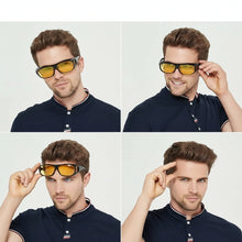 Load image into Gallery viewer, Yellow Tint Night Driving Glasses with Anti Reflective Lenses and UV400 Protection
