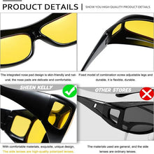 Load image into Gallery viewer, Yellow Tint Night Driving Glasses with Anti Reflective Lenses and UV400 Protection