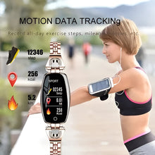 Load image into Gallery viewer, Fitness Bracelet with Heart Rate Monitor and Color Touchscreen, Blood Oxygen Tracking