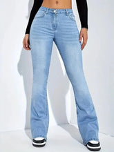 Load image into Gallery viewer, High Waist Straight Jeans