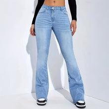Load image into Gallery viewer, High Waist Straight Jeans