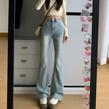 Load image into Gallery viewer, High Waist Straight Jeans