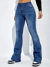 Load image into Gallery viewer, High Waist Straight Jeans