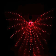 Load image into Gallery viewer, Illuminated Butterfly Wings with Multicolor LED Edges and Adjustable Harness, 24 and 36in Wingspan