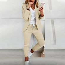 Load image into Gallery viewer, Elegant and comfortable blazer set