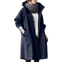Load image into Gallery viewer, Women's Long Waterproof Raincoat