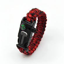Load image into Gallery viewer, Outdoor Multi-Function Paracord Survival Bracelet with Fire Starter and Emergency Rope